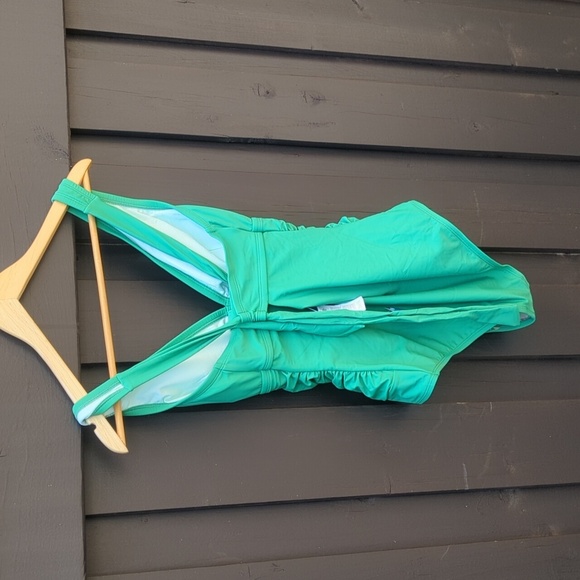 Cupshe Dessert & Daiquiris Shirred Tummy Control Plus Size 1 Piece OX 14-16 NWT - Picture 3 of 7